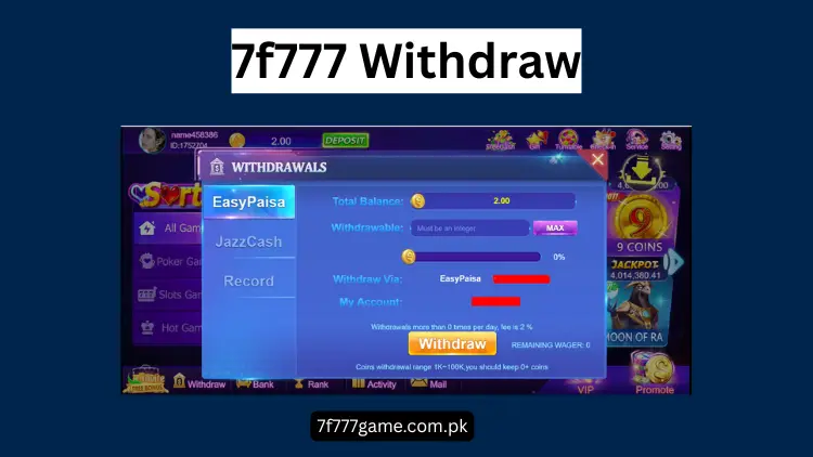 7f777 Withdraw